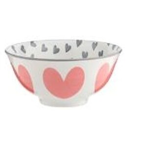 693 Pad Print Bowl Big Heart - Red/Grey (07720693)