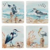CB200489 Shorebird Coaster Set of 4