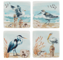 CB200489 Shorebird Coaster Set of 4