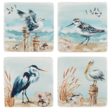 CB200489 Shorebird Coaster Set of 4