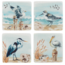 CBK CB200489 Shorebird Coaster Set of 4