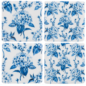 CB199092 Hydrangea Coaster Set of 4