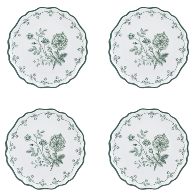 CB201872 Botanical Melamine Salad Plate