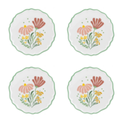 CB200648 Floral Melamine Salad Plate