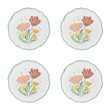 CB200648 Floral Melamine Salad Plate