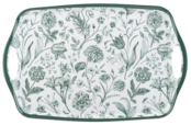 CB201874 Green  Botanical Serving Tray