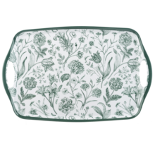 CB201874 Green  Botanical Serving Tray