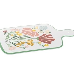 CB200651 Floral Melamine Charcuterie Board