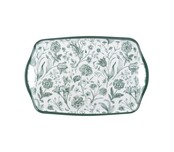 CB201874 Green  Botanical Serving Tray