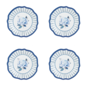 CB200450 Hydrangea Melamine Salad Plate