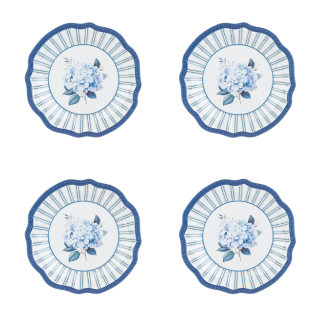 CB200450 Hydrangea Melamine Salad Plate