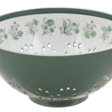 CB201876 Green Botanical Melamine Berry Bowl