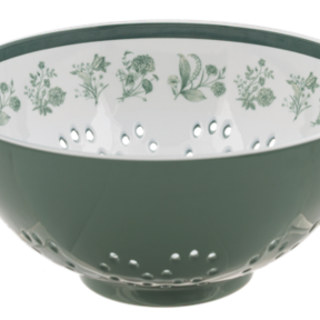 CB201876 Green Botanical Melamine Berry Bowl