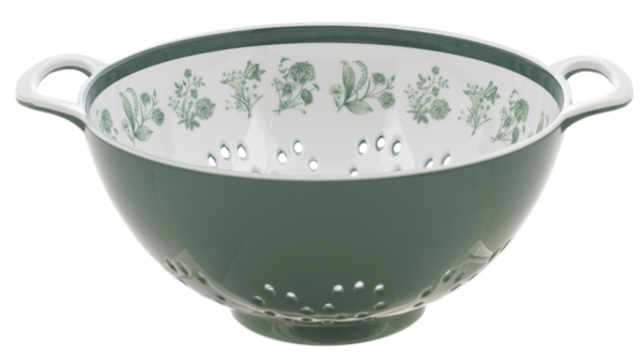 CB201876 Green Botanical Melamine Berry Bowl