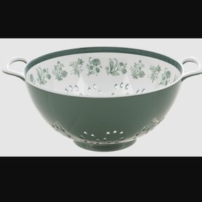 CB201876 Green Botanical Melamine Berry Bowl