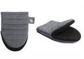 Mini Oven Mitts - Grey