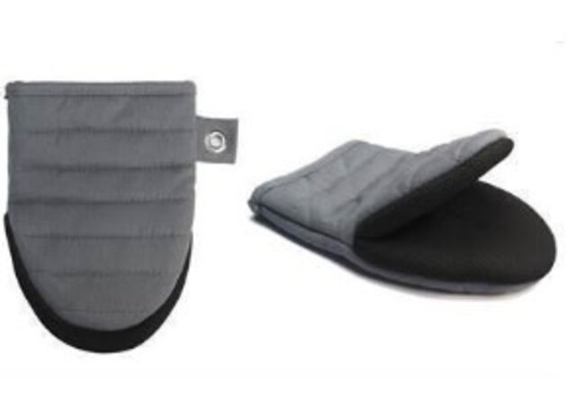 Mini Oven Mitts - Grey
