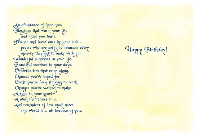 2583-CBM427P- B/D For Your Birthday May You