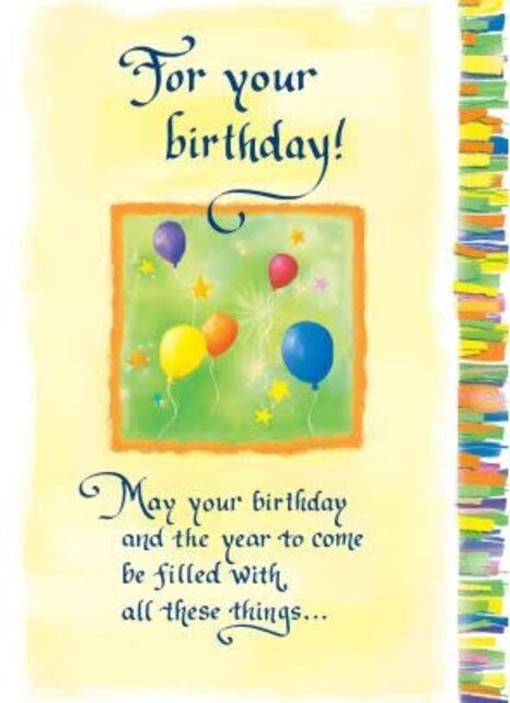 2583-CBM427P- B/D For Your Birthday May You
