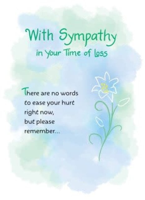 2583-WCF537P SY-In Your Time of Loss