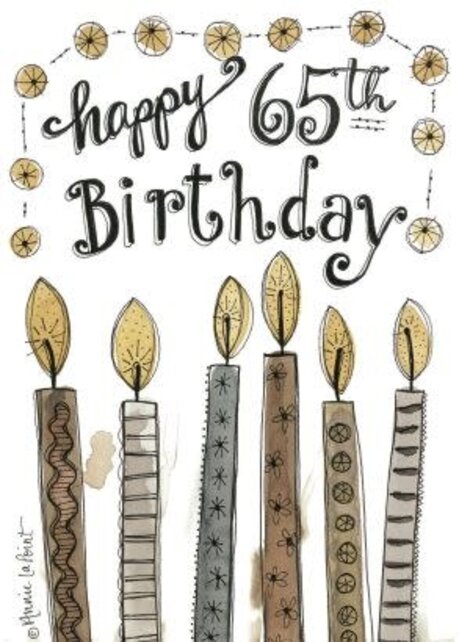 363-MLST0065D  ABD -Sixty-Five Candles