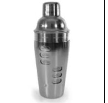 BAR17497 Cocktail Shaker w/Recipes