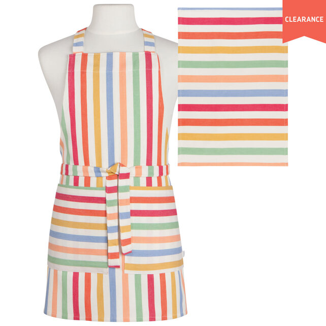 JAP1525D Apron & Dishtowel-Stripes