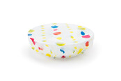 5284-Bowl Covers Set/6-Clear/Dots