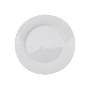 BC18821-MW Cashmere Rim Entree  Plate