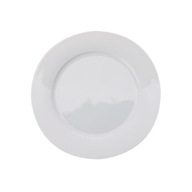 BC18821-MW Cashmere Rim Entree  Plate