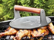 Q112 Cast Iron Grill Press 8"
