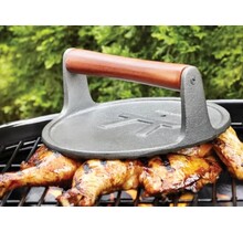 Q112 Cast Iron Grill Press 8"