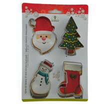 3717  Xmas cookie Cutters Set/4-3"