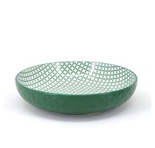 484402GR-Shallow Bowl-Green