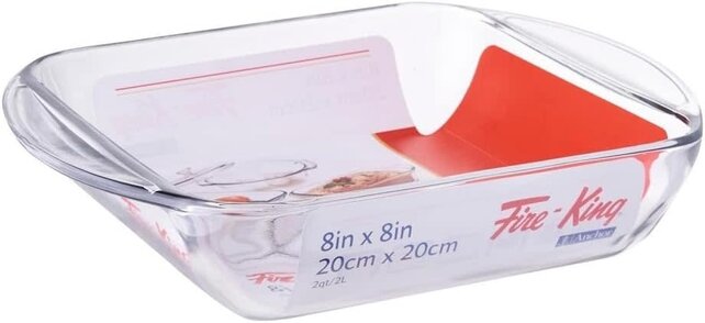 77887 Glass 8 " Square Cake Pan