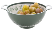 CB201876 Green Botanical Melamine Berry Bowl