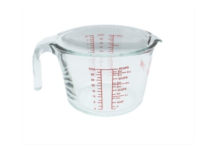9052   - 4 Cup Glass Measuring Cup