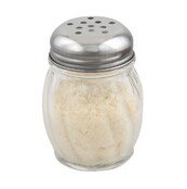 575185 Glass Cheese Shaker w/Cover- 60z