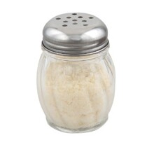 575185 Glass Cheese Shaker w/Cover- 60z