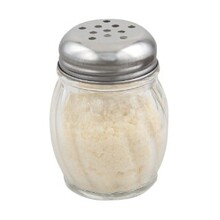 575185 Glass Cheese Shaker w/Cover- 60z