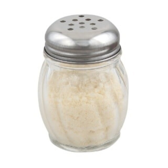575185 Glass Cheese Shaker w/Cover- 60z