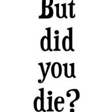 SFT0260 TOWEL- Did You Die?