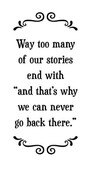 SFT0210 TOWEL-Never Go Back There