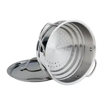 1010-20-27 Meyer 2.7L S/S Steamer w/lid