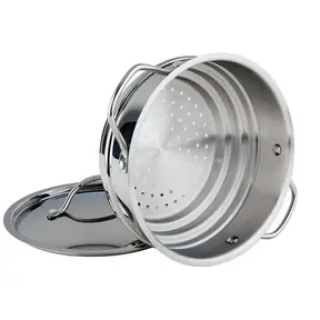 1010-20-27 Meyer 2.7L S/S Steamer w/lid