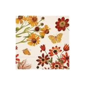 C1124860 Cocktail Napkin-Harvest Butterflies-Cream