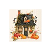 C1124460 Cocktail  Napkin-Witch House-Cream