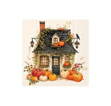 C1124460 Cocktail  Napkin-Witch House-Cream