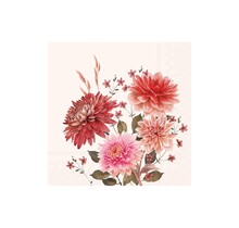 C1112560 Cocktail Napkin-Autumn Bouquet-Cream