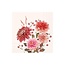 IHR C1112560 Cocktail Napkin-Autumn Bouquet-Cream